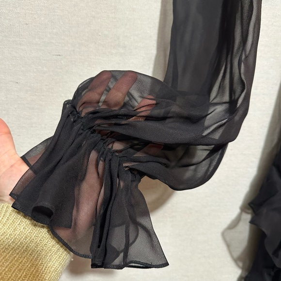 NWT Angelance Silk Chiffon Mini Dress with gift box - size L - Picture 4 of 7